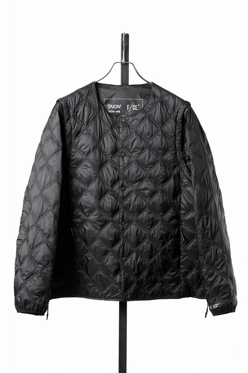 画像をギャラリービューアに読み込む, F/CE. x TAION® 2WAY PACKABLE INNER DOWN JACKET (BLACK)
