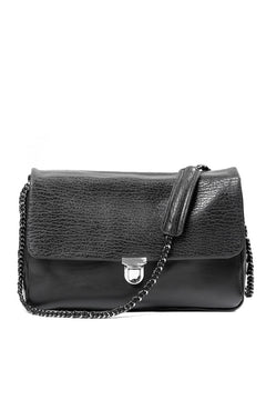 Load image into Gallery viewer, ISAMU KATAYAMA BACKLASH SEAL SKIN + JP STEER BIG CHAIN BAG (BLACK)