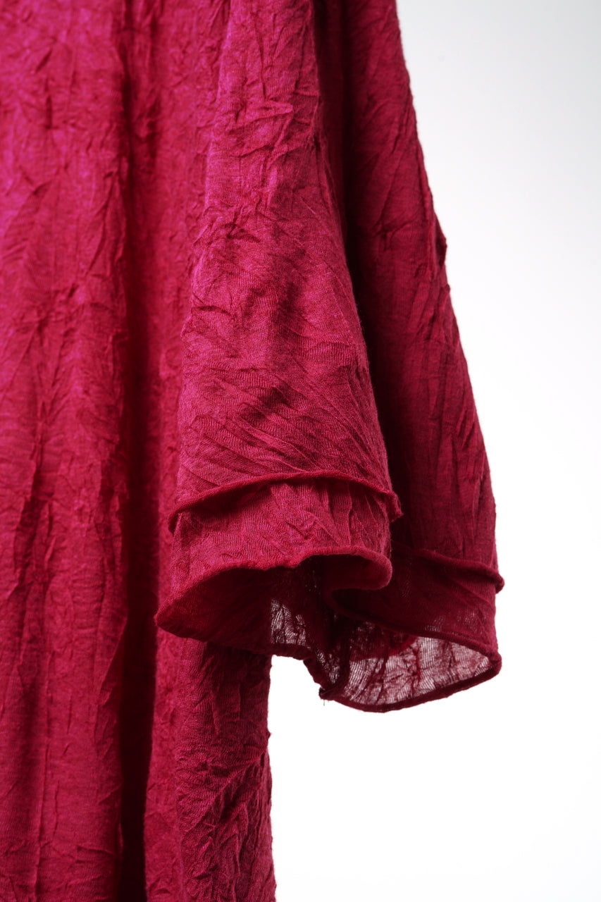Load image into Gallery viewer, A.F ARTEFACT OVERSIZED LAYER T-SHIRT / GAUZE WASHER JERSEY (RED)