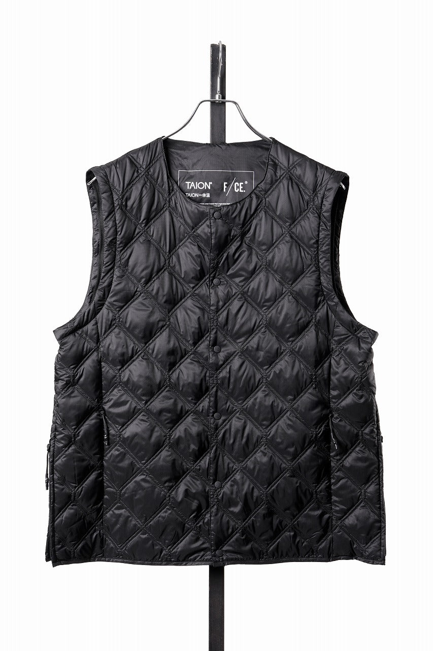 画像をギャラリービューアに読み込む, F/CE. x TAION® 2WAY PACKABLE INNER DOWN JACKET (BLACK)