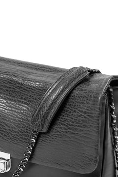Load image into Gallery viewer, ISAMU KATAYAMA BACKLASH SEAL SKIN + JP STEER BIG CHAIN BAG (BLACK)