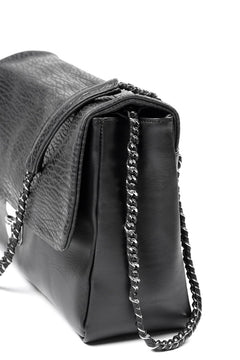 Load image into Gallery viewer, ISAMU KATAYAMA BACKLASH SEAL SKIN + JP STEER BIG CHAIN BAG (BLACK)