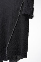 画像をギャラリービューアに読み込む, 【SAMPLE】A.F ARTEFACT EXPOSED SEAM RAW EDGE T-SHIRT / DOUBLEFACE BONDED JERSEY (BLACK)