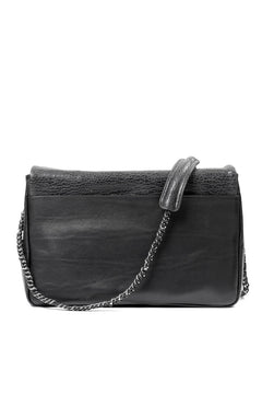 Load image into Gallery viewer, ISAMU KATAYAMA BACKLASH SEAL SKIN + JP STEER BIG CHAIN BAG (BLACK)