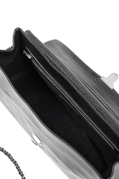 Load image into Gallery viewer, ISAMU KATAYAMA BACKLASH SEAL SKIN + JP STEER BIG CHAIN BAG (BLACK)