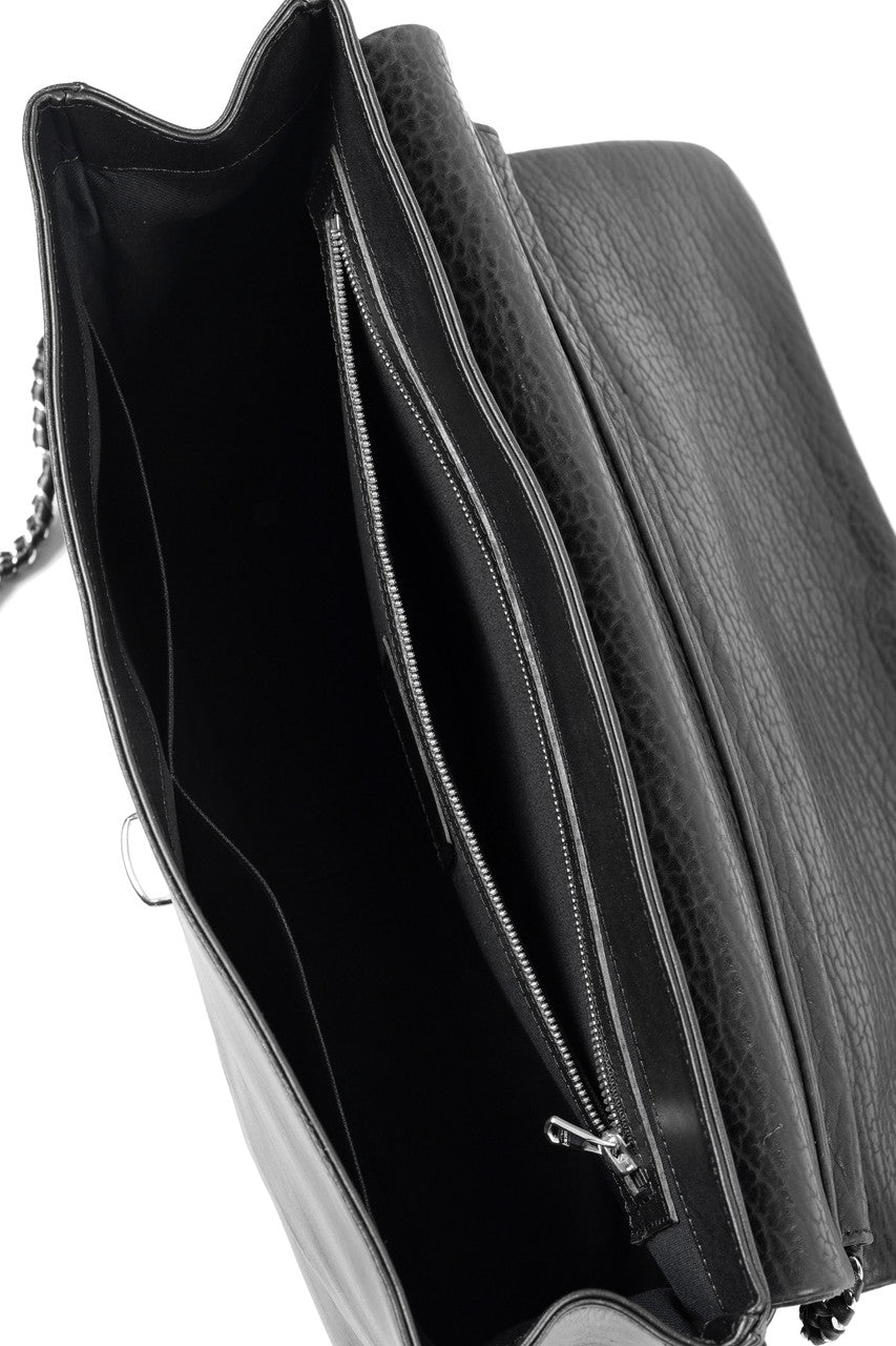 ISAMU KATAYAMA BACKLASH SEAL SKIN + JP STEER BIG CHAIN BAG (BLACK