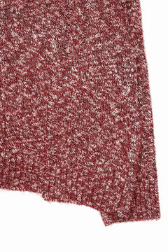 画像をギャラリービューアに読み込む, 【SAMPLE SALE】A.F ARTEFACT KNIT SWEATER / MELANGE WOOL (RED MIX)