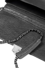 Load image into Gallery viewer, ISAMU KATAYAMA BACKLASH SEAL SKIN + JP STEER BIG CHAIN BAG (BLACK)