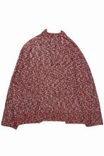 画像をギャラリービューアに読み込む, 【SAMPLE SALE】A.F ARTEFACT KNIT SWEATER / MELANGE WOOL (RED MIX)