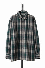 画像をギャラリービューアに読み込む, LASTMAN CLASSIC WOOL SHIRT (GREEN)