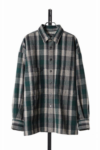 LASTMAN CLASSIC WOOL SHIRT (GREEN)