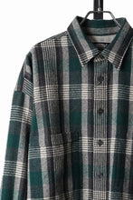 画像をギャラリービューアに読み込む, LASTMAN CLASSIC WOOL SHIRT (GREEN)