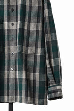 画像をギャラリービューアに読み込む, LASTMAN CLASSIC WOOL SHIRT (GREEN)