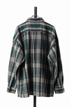 画像をギャラリービューアに読み込む, LASTMAN CLASSIC WOOL SHIRT (GREEN)
