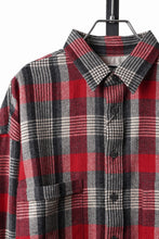 画像をギャラリービューアに読み込む, LASTMAN CLASSIC WOOL SHIRT (RED)