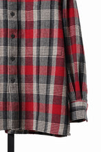 画像をギャラリービューアに読み込む, LASTMAN CLASSIC WOOL SHIRT (RED)