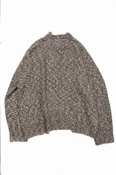 画像をギャラリービューアに読み込む, 【SAMPLE SALE】A.F ARTEFACT KNIT SWEATER / MELANGE WOOL (KHAKI)