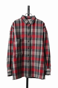 画像をギャラリービューアに読み込む, LASTMAN CLASSIC WOOL SHIRT (RED)