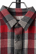 画像をギャラリービューアに読み込む, LASTMAN CLASSIC WOOL SHIRT (RED)