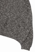 画像をギャラリービューアに読み込む, 【SAMPLE SALE】A.F ARTEFACT OVER SIZED KNIT SWEATER / MELANGE WOOL (BLACK)