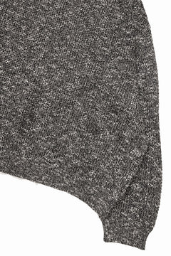 画像をギャラリービューアに読み込む, 【SAMPLE SALE】A.F ARTEFACT OVER SIZED KNIT SWEATER / MELANGE WOOL (BLACK)