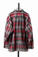 画像をギャラリービューアに読み込む, LASTMAN CLASSIC WOOL SHIRT (RED)