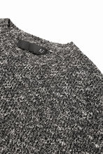 画像をギャラリービューアに読み込む, 【SAMPLE SALE】A.F ARTEFACT OVER SIZED KNIT SWEATER / MELANGE WOOL (BLACK)