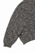 画像をギャラリービューアに読み込む, 【SAMPLE SALE】A.F ARTEFACT OVER SIZED KNIT SWEATER / MELANGE WOOL (BLACK)