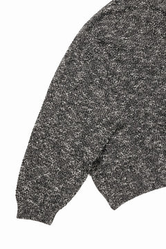 画像をギャラリービューアに読み込む, 【SAMPLE SALE】A.F ARTEFACT OVER SIZED KNIT SWEATER / MELANGE WOOL (BLACK)