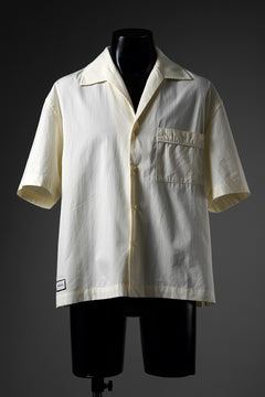 画像をギャラリービューアに読み込む, entire studios SS OPEN COLLAR SHIRT (OFF WHITE)