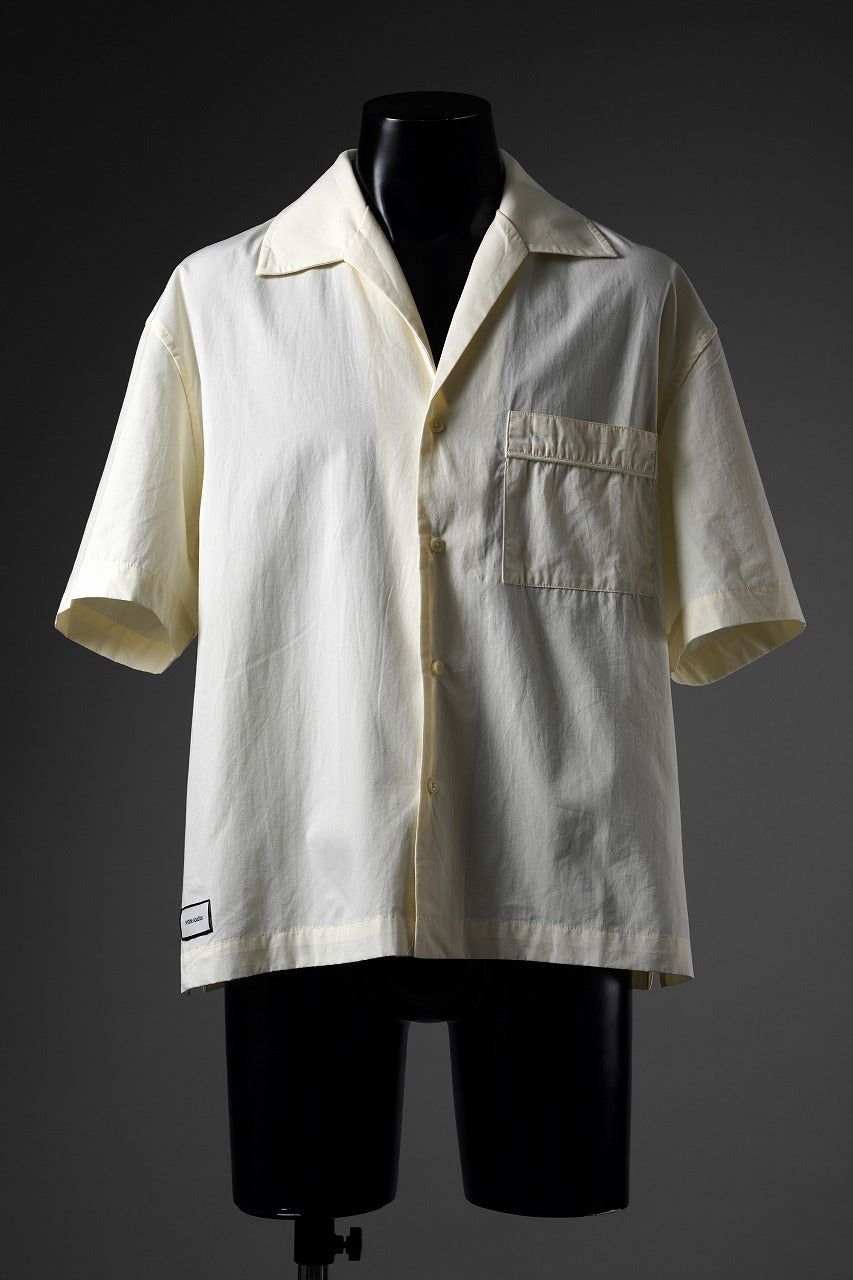 画像をギャラリービューアに読み込む, entire studios SS OPEN COLLAR SHIRT (OFF WHITE)