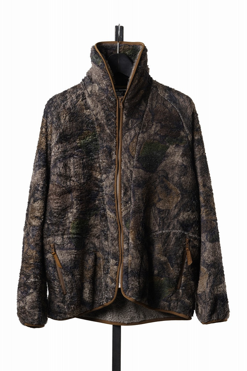 画像をギャラリービューアに読み込む, LASTMAN CAMO FLEECE JACKET (CAMO)
