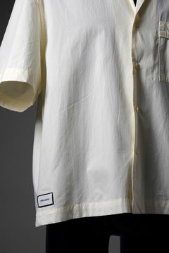 画像をギャラリービューアに読み込む, entire studios SS OPEN COLLAR SHIRT (OFF WHITE)