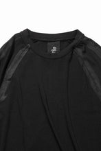 画像をギャラリービューアに読み込む, thom/krom HAND PAINTED LONG SLEEVE T-SHIRT / SOFT FLUFFY JERSEY (BLACK)