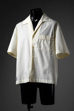 画像をギャラリービューアに読み込む, entire studios SS OPEN COLLAR SHIRT (OFF WHITE)
