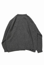 画像をギャラリービューアに読み込む, 【SAMPLE SALE】A.F ARTEFACT SIMPLE KNIT SWEATER / SOFT WOOL (GREY)