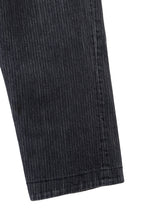 画像をギャラリービューアに読み込む, A TENTATIVE ATELIER exclusive George II PAINTER'S CROSS BAND PANTS (WASHED BLACK STRIPE)