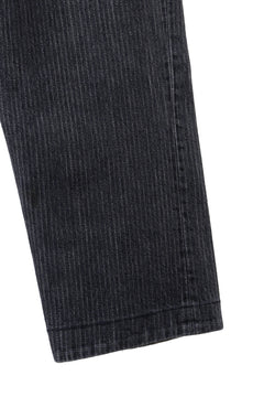 画像をギャラリービューアに読み込む, A TENTATIVE ATELIER exclusive George II PAINTER'S CROSS BAND PANTS (WASHED BLACK STRIPE)