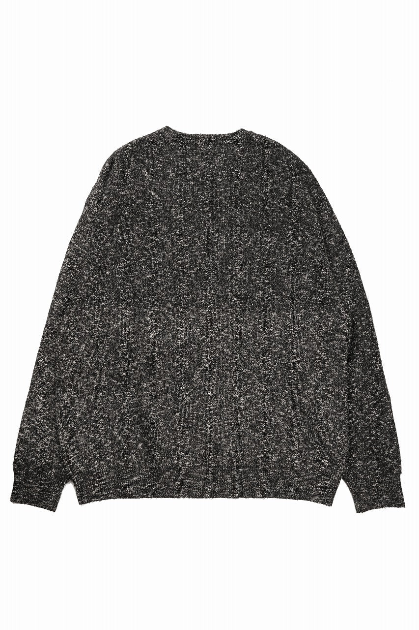 画像をギャラリービューアに読み込む, 【SAMPLE SALE】A.F ARTEFACT GEO PATTERN KNIT TOPS (GREY x BEIGE)
