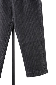 画像をギャラリービューアに読み込む, A TENTATIVE ATELIER exclusive Gysin HAND STITCHES BUCKLE PANTS (WASHED BLACK STRIPE)
