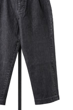画像をギャラリービューアに読み込む, A TENTATIVE ATELIER exclusive Gysin HAND STITCHES BUCKLE PANTS (WASHED BLACK STRIPE)