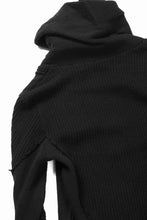 画像をギャラリービューアに読み込む, 【SAMPLE SALE】A.F ARTEFACT TURTLE NECK KNIT TOP with FRINGE / BREND WOOL (BLACK)
