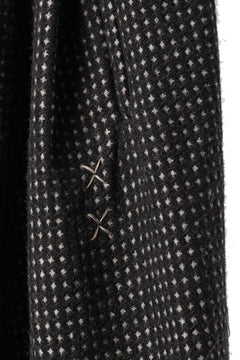 画像をギャラリービューアに読み込む, A TENTATIVE ATELIER exclusive Gale PLEAT WOOLEN PAINTER'S PANTS (DARK BROWN)
