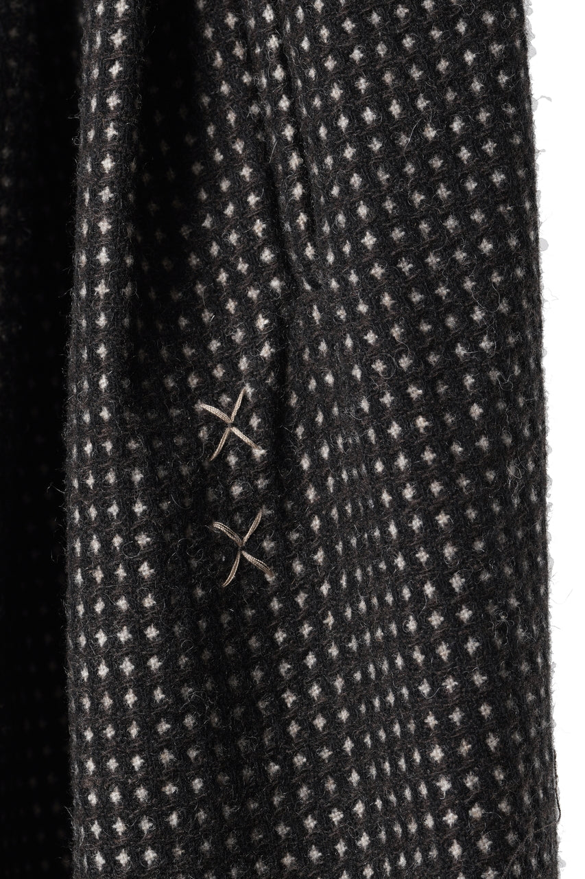 画像をギャラリービューアに読み込む, A TENTATIVE ATELIER exclusive Gale PLEAT WOOLEN PAINTER'S PANTS (DARK BROWN)