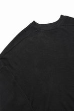 画像をギャラリービューアに読み込む, 【SAMPLE SALE】A.F ARTEFACT OVERSIZED KNIT TOPS with LUXURY TWEED ZIP POCKET (BLACK)