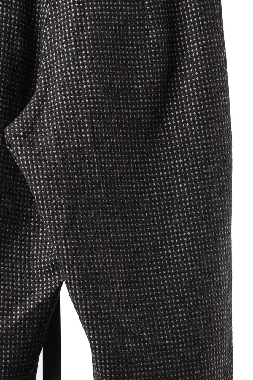 画像をギャラリービューアに読み込む, A TENTATIVE ATELIER exclusive Gale PLEAT WOOLEN PAINTER'S PANTS (DARK BROWN)