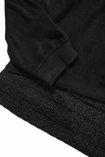 画像をギャラリービューアに読み込む, 【SAMPLE SALE】A.F ARTEFACT OVERSIZED KNIT TOPS with LUXURY TWEED ZIP POCKET (BLACK)