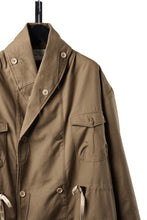 画像をギャラリービューアに読み込む, A TENTATIVE ATELIER exclusive Josef K. SHAWL COLLAR MILITARY COAT w FLEECE LINING (TAN)