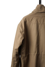画像をギャラリービューアに読み込む, A TENTATIVE ATELIER exclusive Josef K. SHAWL COLLAR MILITARY COAT w FLEECE LINING (TAN)