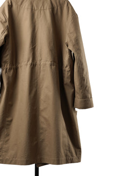 画像をギャラリービューアに読み込む, A TENTATIVE ATELIER exclusive Josef K. SHAWL COLLAR MILITARY COAT w FLEECE LINING (TAN)